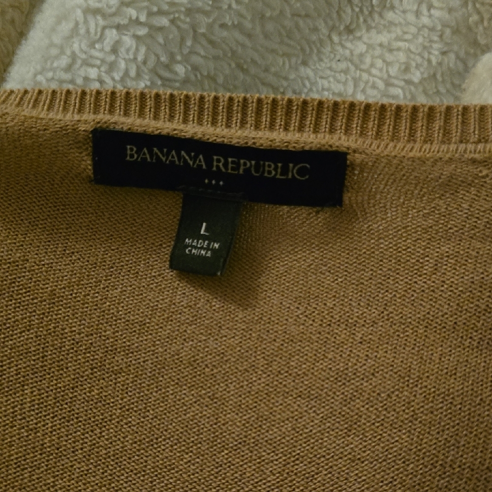 Banana Republic Women's Tan Cardigan - Picture 2 of 7